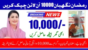 Ramzan Negahban Check Online to Get Benefits of 10,000 Cash Under Ramzan Package