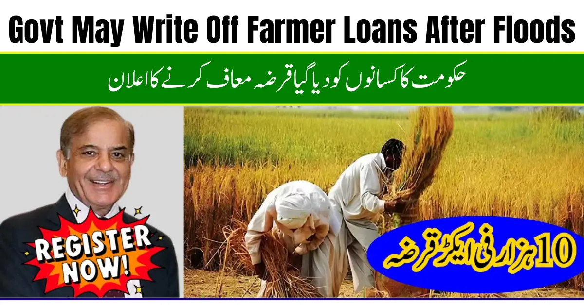 Govt May Write Off Farmer Loans After Floods